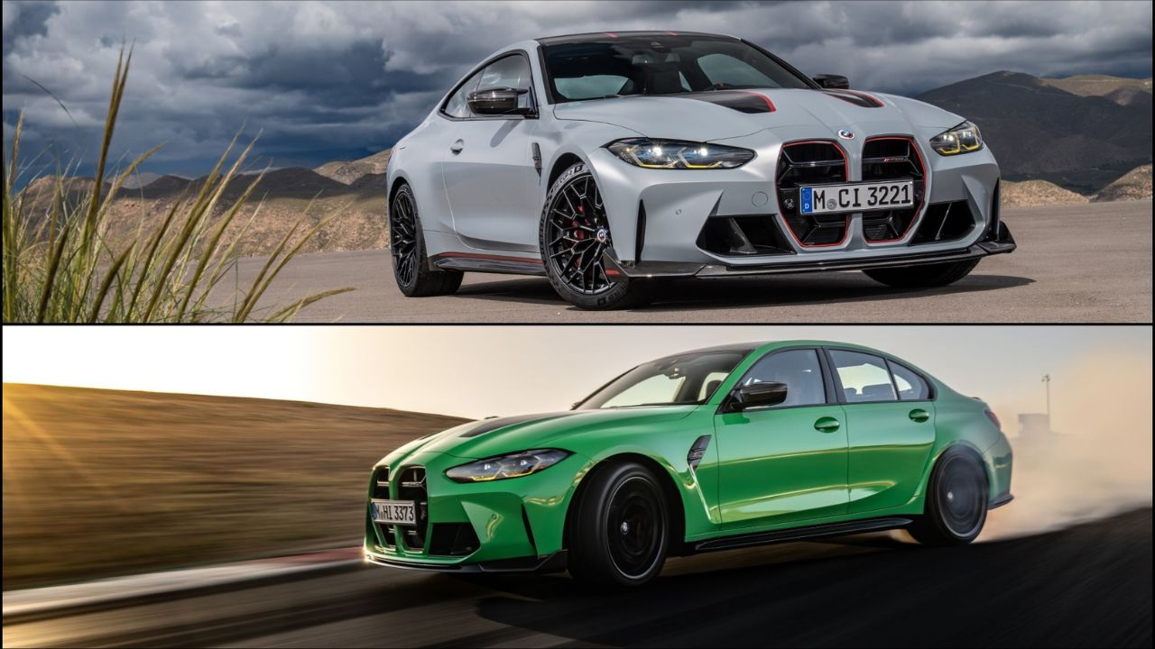 Image of Two BMW M4 in Both Are in Different Colour